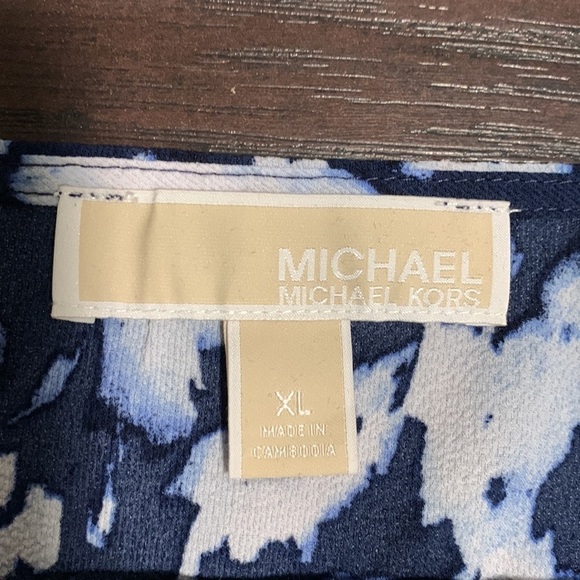 Micheal Micheal Kors Floral Print Blouse, sz Extra Large - Picture 6 of 12